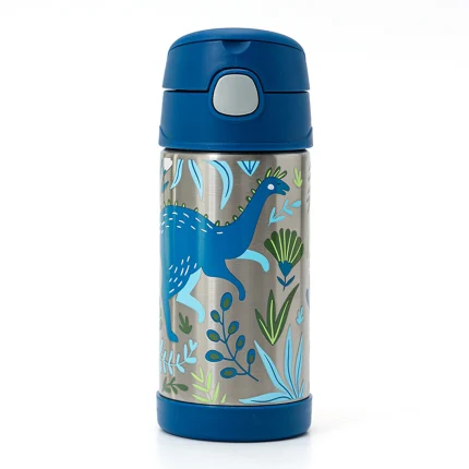 Termo Infantil Funtainer F401 Thermos 355ml - Dinosaurios
