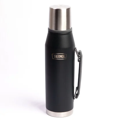 Termo Thermos 1300ml con Pico Pulsador - Gris Oscuro