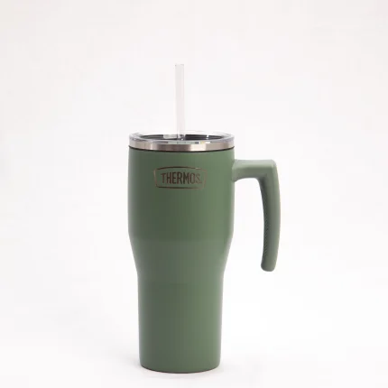 Vaso térmico con asa 850ml - Verde