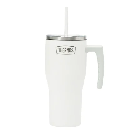 Vaso térmico con asa 850ml - Blanco