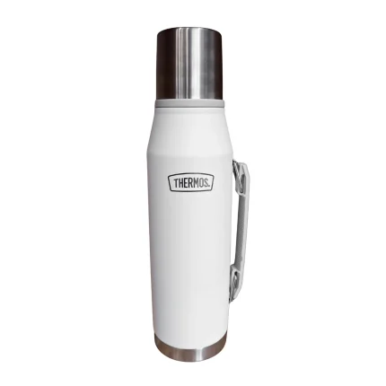 Termo Thermos 1300ml con Pico Pulsador - Blanco